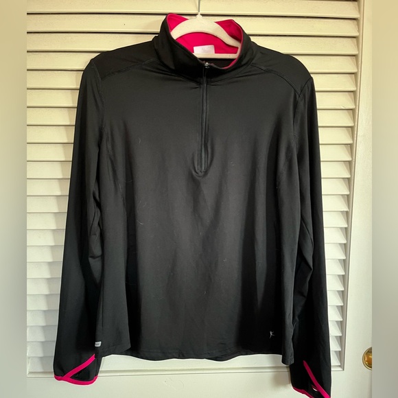 Danskin Now Women’s Mockneck Half-Zip, size Large - Picture 1 of 5